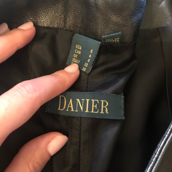 Danier Vintage Leather Pants - Picture 1 of 9